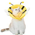 Soft Cat Cone, Adjustable Recovery Collar After Surgery to Prevent Licking Wound, Protective Cat Neck Cone, Comfortable Pet Elizabethan Collar for Cats Kittens and Puppies (L) - size: L