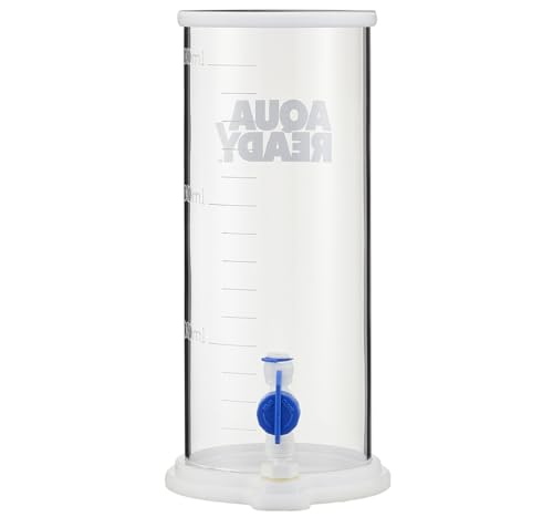 AquaReady DC-1 Acrylic Dosing Container Includes Quick Connect Fittings. Auto Top Off Reservoir, Low Profile Footprint 1.5L Capacity