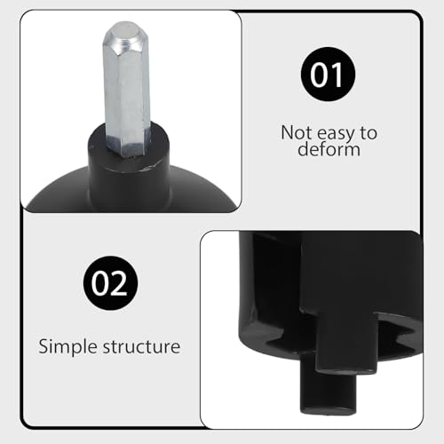 2 Pcs Self-Drilling Electric Fence Insulator Socket for Wood Post, Screw-in Insulator Adapter with Drill Chuck, Compatible with Agricultural Fencing and Livestock Containment