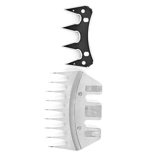 Stainless Steel Sheep Clippers Blade High Hardness Replacement Shearing Cutter for Sheep Goat Animal Grooming with 9T 13T Straight Curved Blade Options (9-Tooth Straight (+ oscillating - size: 9-tooth straight blade (+ oscillating blade)