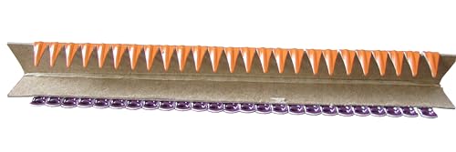 Jiffy Wing Bands Numbered - NOT Stamped Aluminum Chicken Pheasant Poultry Duck Wing Identification Tags (100, Orange) - color: Orange
