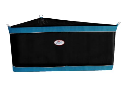 Derby Originals Horse Corner Hay and Grain Feeder Patented with Reinforced Mesh Bottom for Grain Feed with 1 Year Warranty 1200D Designed for Trailers and Stalls