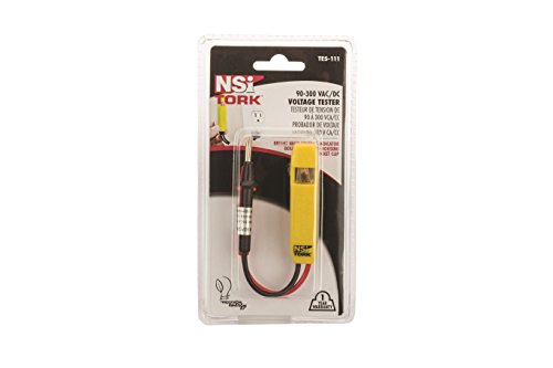 NSi Industries TES-111 Twin Probe Voltage Tester, 80-250 VAC,Neon (Pack of 2) - size: 43.75 cubic inches (Pack of 2)