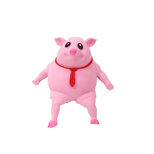 Squishy Pig Toys - Pink Pig Squishy Toy for Kids Adults, Novelty Pig Squeeze Toys, Funny Tiktok Pig Sensory Stress Toy for Decompress and Anxiety Relief Women Men Kids (Small) - style: Small