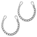 12 inches Stainless Steel Horse Curb Chain Tom Thumb Snaffle Chain 2 Pack - size: 2 pack, style: Tom thumb snaffle