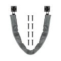 "Nuk3y Heavy Duty Storm Crash Chain with Solid Brass Bracket (Matte Black, 25-1/2"")" - color: Matte Black, size: "25-1/2"""