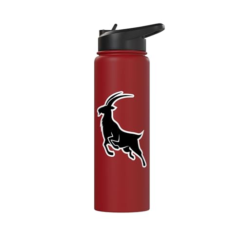 Sunset Wild Goat Capricorn Lover Gift Adult Men Women Kids Stainless Steel Insulated Water Bottle - color: Red