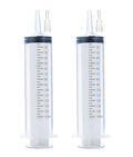 2 Pack 150ml Syringes, Large Plastic Garden Syringe for Scientific Labs, Watering, Refilling - style: 150ml