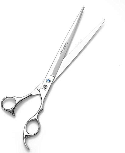 Purple Dragon 9" Sharp Edge Hair Cutting Shears | Includes Bag, 440C stainless steel, Pet/Puppy/Cat Grooming Scissors, Perfect for Barber or Dog Groomer - size: 9 inch