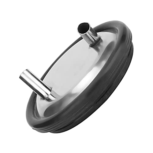 Uxsiya Milk Bucket Gasket Milk Bucket Lid for Sheep for Milking Machine Two Open Lid