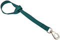 Jeffers Livestock Nylon Bucket Strap 24" – Heavy Duty Trigger Snap Hook for Hanging Water Buckets, Feeders, Hay Bags – Easy Use Fence Rail Loop for Barn, Horse, Goat, Dog, Stable, Tack - Green - color: Green