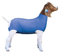 Show Pro Blue Spandex Goat Tube for Show Goats - Made in America. Show Livestock Supplies: Goat Covers & Blankets. (Large) - size: Large