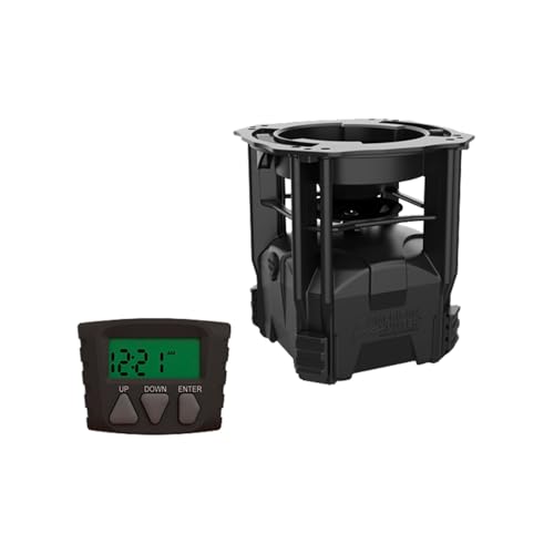 American Hunter 5-Gallon Nesting Hopper w/ECON Digital Feeder Kit - Adjustable Durable Deer Wild Game Hunting Attraction Automatic Feeding Station