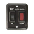 Suburban Single RV Water Heater ON/OFF Wall Switch, Black (234229) | Integrated indicator light, controls tank or tankless models from inside the RV, easy install, interior mount design - color: Black