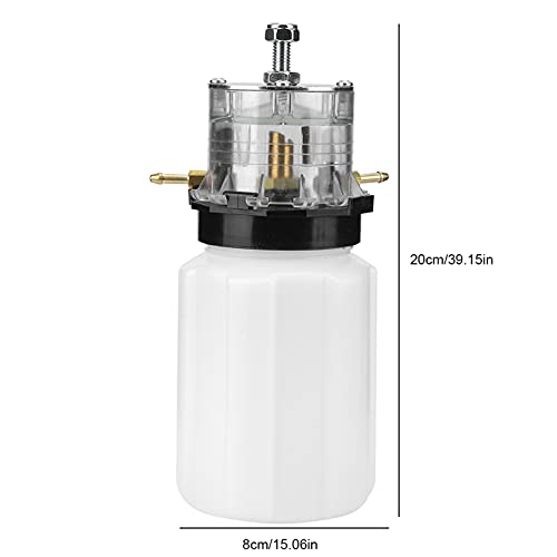 Oil Pot Milking Machine, Plastic Milker Oil Pot Can for Cow Sheep Goat Milking Machine Vacuum Pump Accessory