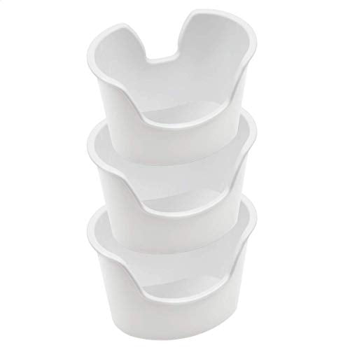 Acu-Life Ear Wash Basin & Ear Wax Remover, Comfort Fit, 3 Count, White | Molded Design Provides Comfortable Fit During Ear Cleaning, Helps Catch Water For Less Mess, Easy To Use and Clean, Reusable - style: Basin