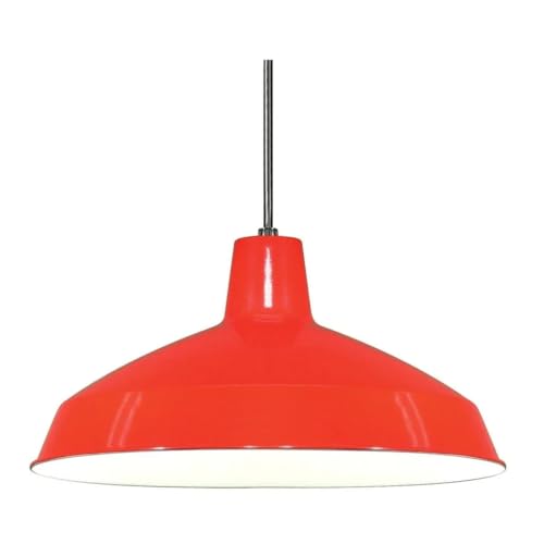 Nuvo Lighting SF76/663 Transitional One Light Hanging Lantern in Bronze/Dark finish - color: Red
