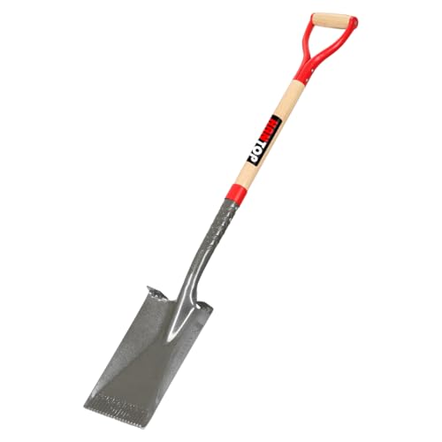 Flat Spade Garden Shovel Edging Shovels for for Gardening and Edging | Heavy-duty Steel Shovel Head,Sturdy Wooden Handle,Comfortable Wide Footplate,For Digging,For Gardening,For Planting - style: Garden