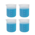 Laundry Detergent Cup,Silicone Laundry Detergent Measuring Cup,100ml Soft Material with Precision Scale–Reusable,No-Clean Design for Washing Machine & DIY Resin, Soap, Plaster Crafts(4 PACK) - color: 4PCS