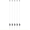 Premier 1 Step-in FiberRod Electric Fence Posts - 5 Pack (36" Tall) | Lightweight & stiff fiberglass. Ideal for rotational grazing. Use with SnapOn Harp Clips to hold conductors. 36" tall. - style: 36" Tall