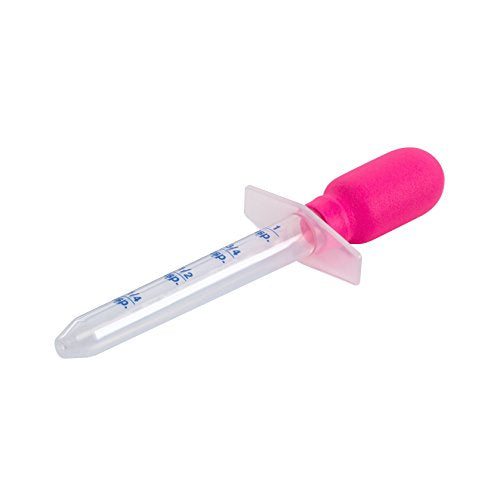 EZY DOSE Kids Baby Oral Syringe & Dispenser Calibrated for Liquid Medicine, Reduce Mess, Easy Way to Orally Administer Medication, 5 mL/1 TSP, Color May Vary, BPA Free - style: Medicine Dropper - 1 TSP (5 mL)