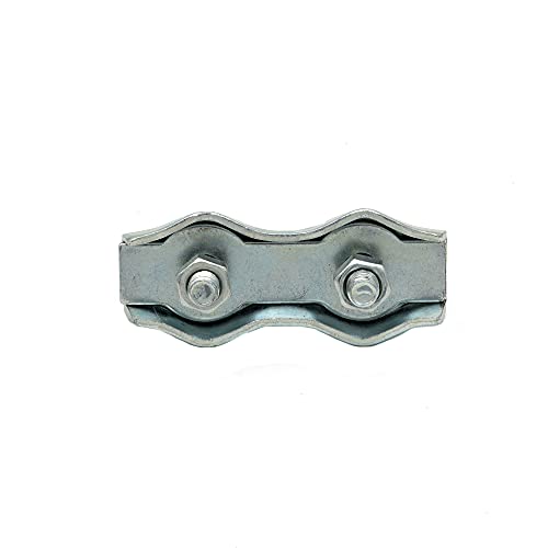 M5 Poly Rope Connectors, 6Pcs | Splicer, Galvanized Steel, For Electric Fences Wires