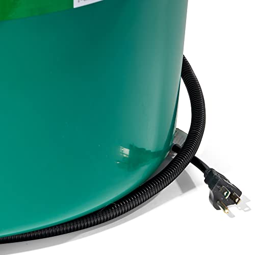 Farm Innovators Heated Water Bucket, 200W Heating Power - 16 Gallon Plastic Bucket with Replaceable Heating Element for Livestock Watering & Feeding | Thermostatically controlled to operate only when necessary, large 16-gallon capacity, anti-chew cord - c