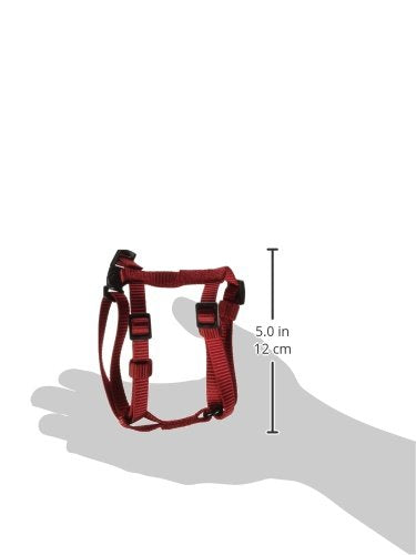 Hamilton Adjustable Nylon Dog Harness, X Small 3/8" x 10-16", Red | Premium Quality Nylon, Durable Buckle, Sturdy D-Ring, No Pull, 4 Point Adjustable, Extra Small & Small Breed Dogs - color: Red, size: XS, 3/8" x 10-16"