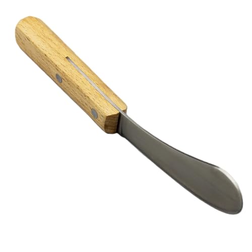 Beaver Knife: Professional Skinning & Fleshing Tool, Curved High-Carbon Steel Blade, Sure-Grip Ergonomic Handle for Beaver, Muskrat, Furbearers