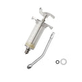 30ML Syringe with Drench Nozzle, Adjustable Dosage Detachable Drench Livestock Birds Feeding Syringe Gun for Cats Dogs Kitten Puppy Bunny Small Animals Newborn Pet Feeder Nursing Supplies (XM-30ML) - size: XM-30ML