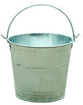 Little Giant® Galvanized Dairy Pail | Metal Utility Bucket with Handle | Gardening & Farming Bucket | 3 Pint - size: 5 Pints