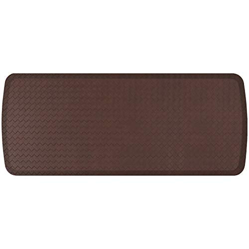 GelPro Elite Premier Gel & Foam Anti-Fatigue Kitchen Floor Comfort Mat, 20" x 48", Basketweave Truffle - color: Basketweave Truffle, size: 48"L x 20"W x 0.8"Th
