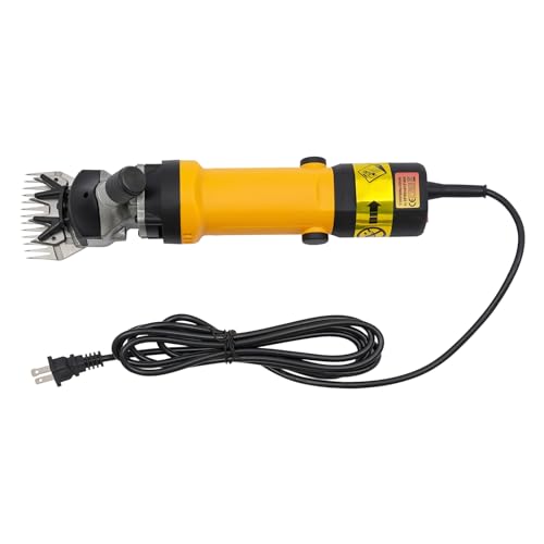Carpet Trimmer with Shearing Guide, 690W Rug Shears Carpet Carving Tool | Electric Sheep Clippers Low Vibration Rug Trimmers, 2800RPM 6 Adjustable Speed, for Thick Horses Sheep Alpacas Goats