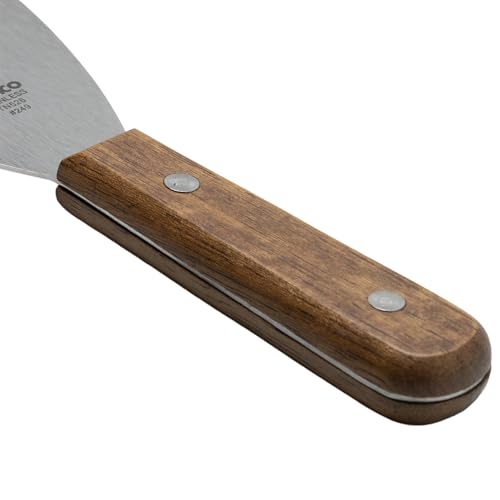 Winco Blade Scraper, 3-Inch by 4-Inch | Dishwasher safe, Durable blade and handle, For griddles, dough, bench work and food-prep surface scraping - size: 4.375" x 3"