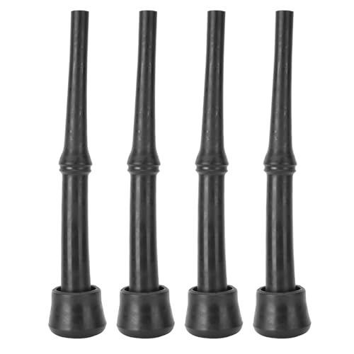 Generic 4PCS Milking Machine Liners Soft Non Rubber Replacement Parts for Cow Milking Machine Accessories Black 322mm