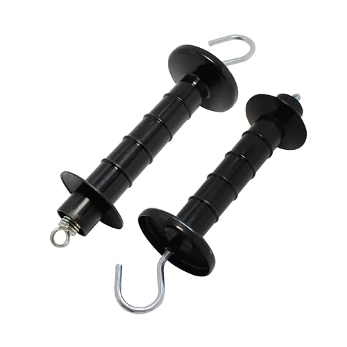 Insulated Fence Plastic Gate Handle, 10PCS Handle Heavy Duty Electric Fence Gate Handle, Black - color: Black, size: PK10