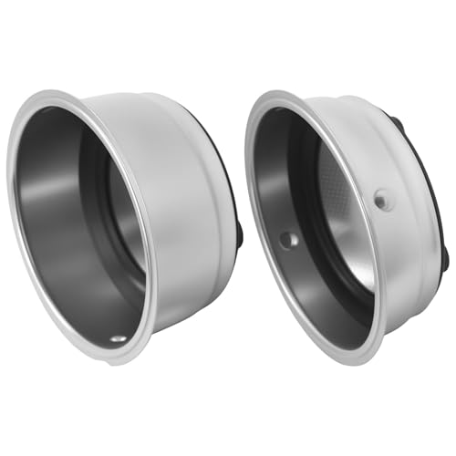 2-Pcs 51mm Pressurized Coffee Filter Basket Fit for Capresso Cafe Barista BVMC-ECMP1000 and for Gevi Espresso Machine, Reusable Filters