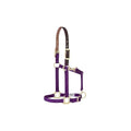 Weaver Leather Adjustable Breakaway Nylon Horse Halter, Purple, Weanling/Pony
