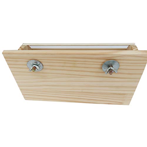 Rabbit Wooden Hay Rack Multi-Functional Manger Grass Holder for Small Pets Bunny Chinchilla Guinea Pigs (Hay Rack-A) - color: Hay Rack-A