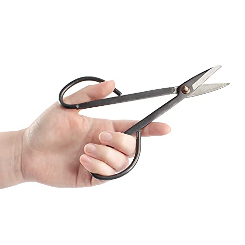 BambooMN 7.2" Black Bonsai Trimming Shear - 1 Piece - color: 7.2" Trimming Shear, size: 1