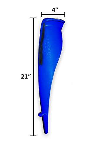 Rehabilitation Advantage Sock-EEZ Compression Sock and Stocking Remover, Blue