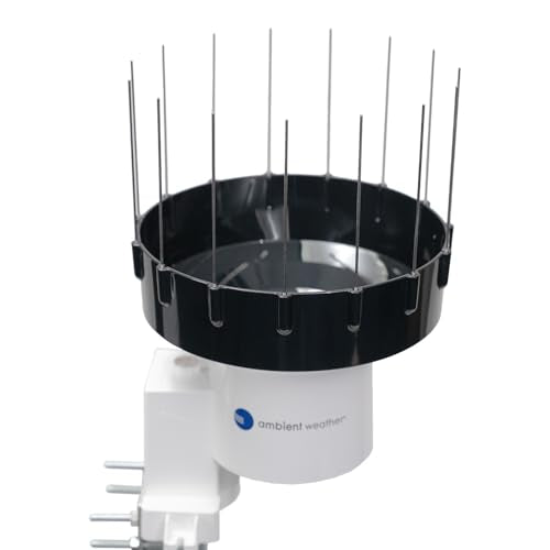 Ambient Weather WS-5000 Ultrasonic Smart Weather Station with AWN+ Included | With Remote Monitoring and Ambient Weather Network Access and AWN+ Included - style: 1yr AWN+ w/ Display Console + Ultrasonic