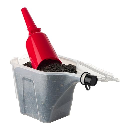 More Birds 3N1 Bird Seed Super Tote and Storage,5 lb Seed Capacity,(Pack of 4) - size: 5 lb. (Pack of 4)