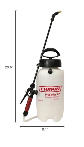 CHAPIN 2-Gallon Heavy-Duty Compression Sprayer | Chemical-resistant seals for weed killers, fertilizers, insecticides and professional spraying - size: 2-Gallon
