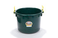 Little Giant® Plastic Muck Tub | Durable & Versatile Utility Bucket with Handles | Muck Bucket | Durable Handles | 40 Quart | Green - color: Green, size: 40 quart