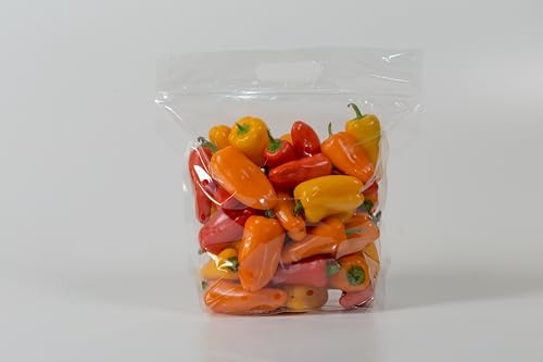 Clear Zipper Produce Pouch Bag with Handle