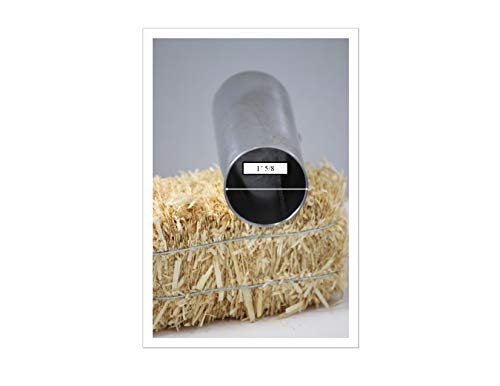 Melasty, Rubber Inflation/Liner for Cow 12.1/2" Long for Milking Machine (4 Pcs) / Stainless Steel Shell (4 Pcs) Combo!