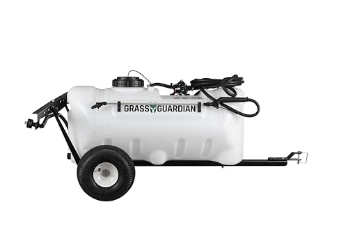 25 Gallon Pull-Behind Trailer Broadcast Sprayer - 1.1GPM, 7' Swath - size: 25 Gallon, style: Tow-Behind