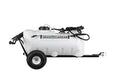 25 Gallon Pull-Behind Trailer Broadcast Sprayer - 1.1GPM, 7' Swath - size: 25 Gallon, style: Tow-Behind