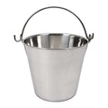 Lindy's 4-Quart Stainless Steel Bucket, Durable Seamless Bucket for Many Home Tasks, Carry Water or Milk, Fill with Food, Use as a Flower Pot, Cleaning Bucket, Table Centerpiece and Much More - size: 4 quarts